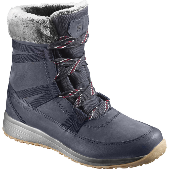 Salomon HEIKA LTR CS WP Botas De Invierno Hombre - Azul Marino - Colombia (45189-YBIR)